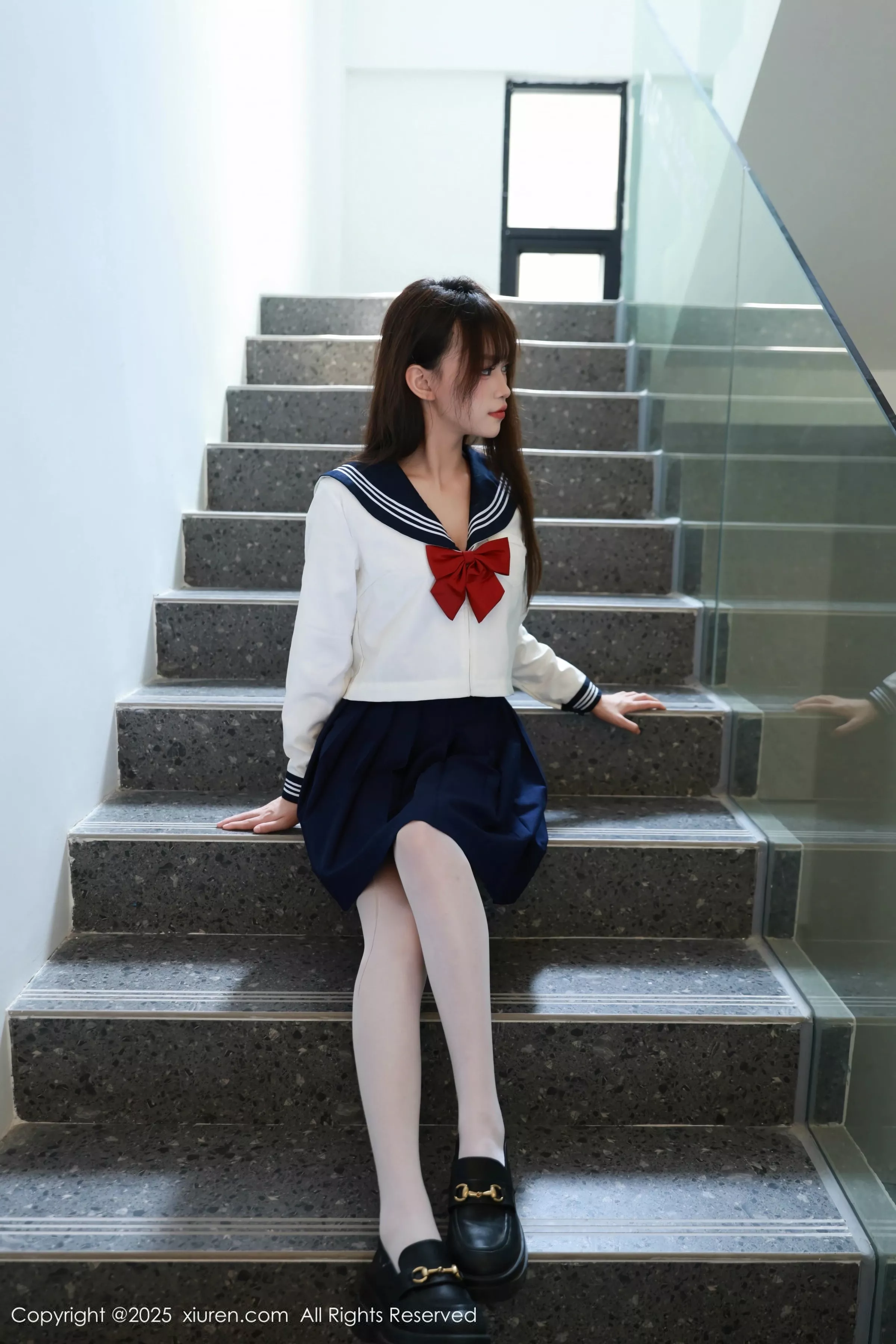 糯咪性感JK制服配超薄白丝袜秀曼妙身姿撩人绝美写真88P 2