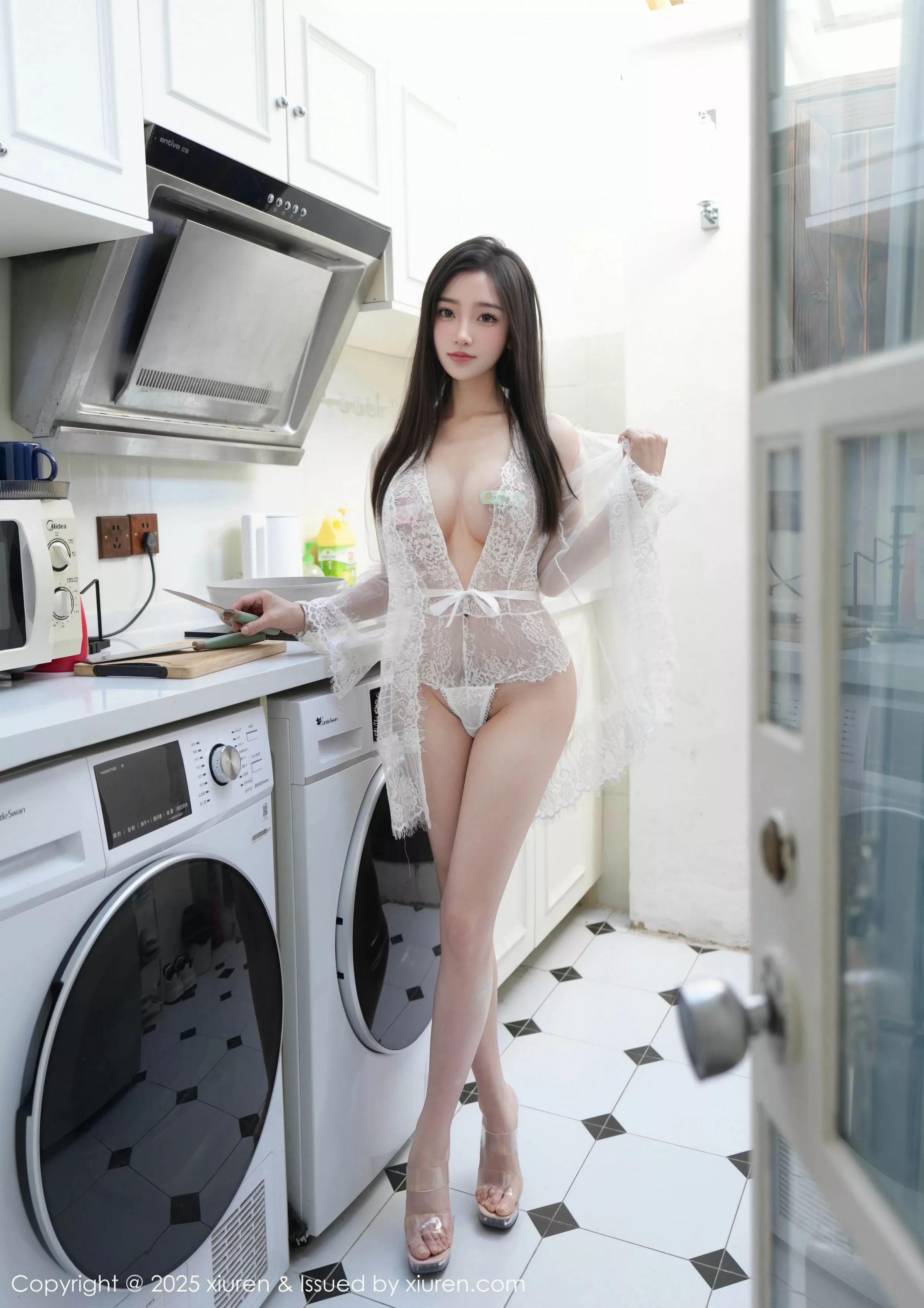 Annie_baby性感白色蕾丝情趣服饰秀凹凸身材惹火绝美写真77P 7