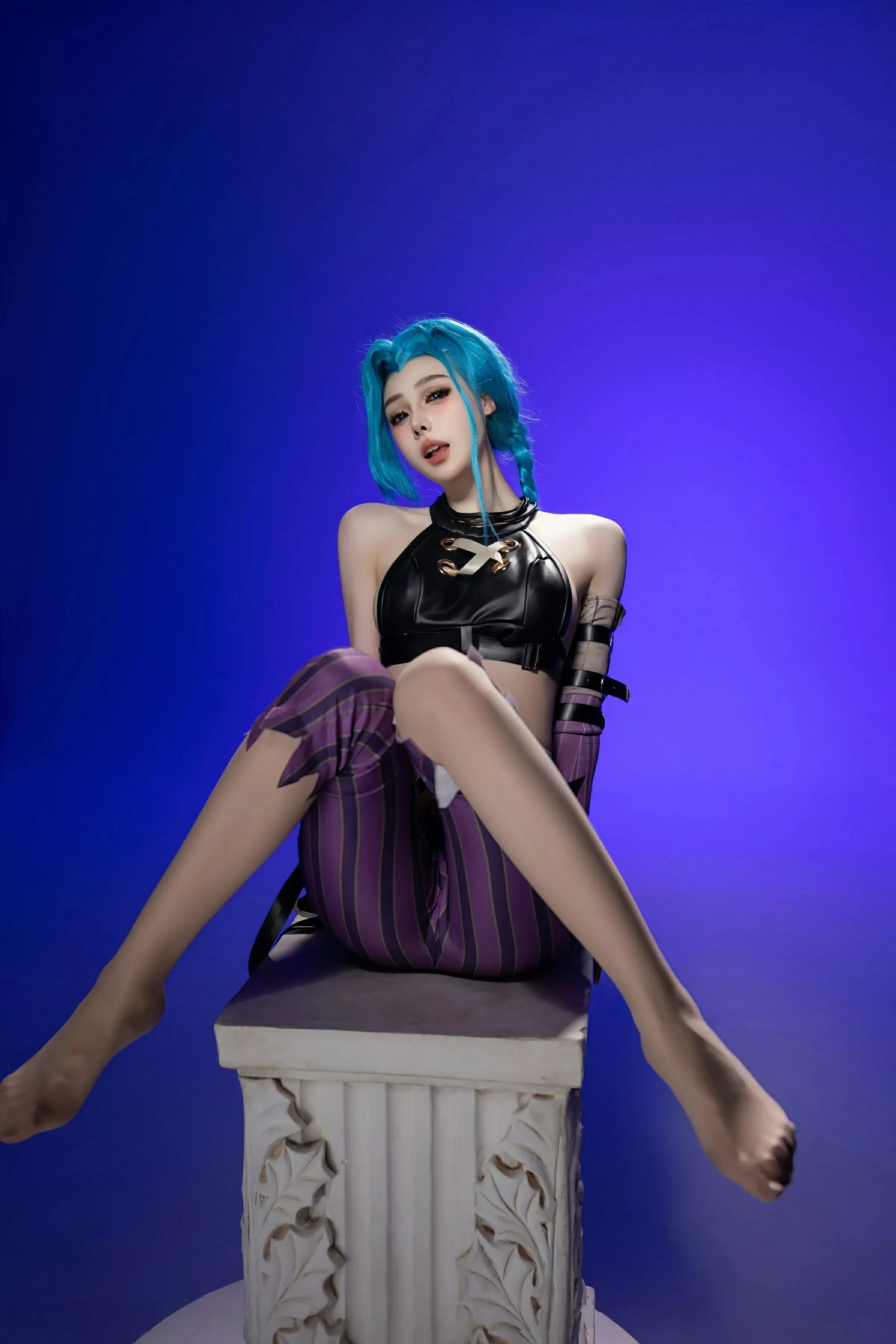 小逗逗性感Cosplay装扮配肉色丝袜秀曼妙身姿迷人绝美写真79P 5